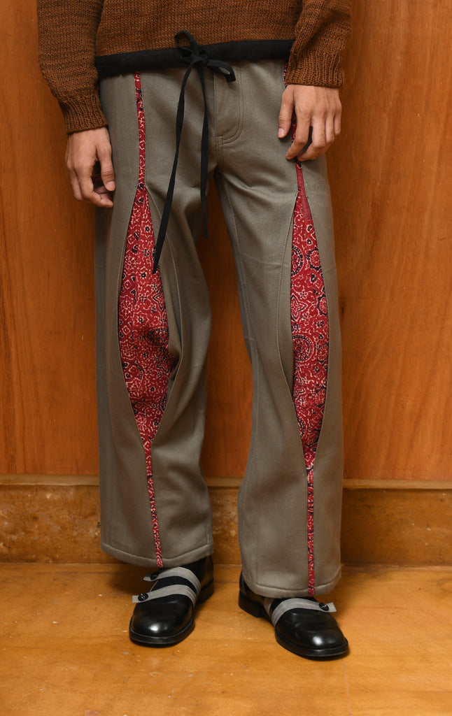 DOUBLE BOX PLEATED TROUSER