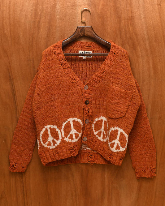 WOOL PEACE CARDIGAN